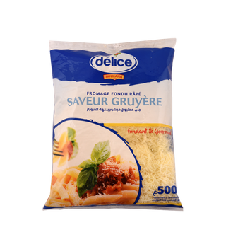 Fromage fondu râpé au gruyère DELICE Milkana 500GR - 145