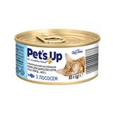 Корм 85 г Своя Лінія Pet's Up для котів Мус з лососем з/б