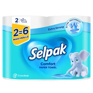 Selpak Comfort Maxi Rolls Essuie-Tout 2=6