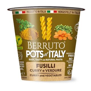 Pasta Cup Fusilli Curry And Vegetables 70g