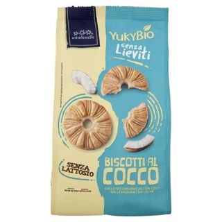 YUKYBIO organic keks kokos bez kvasca 300 GR