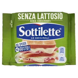 Lactose-free sliced ​​melted cheese slices - 200 g