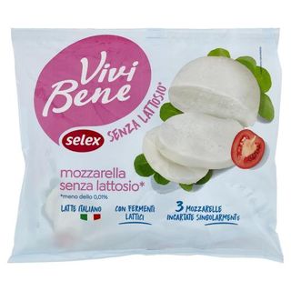 Mozzarella Gr100X3 Senza Lattosio Vivi Bene