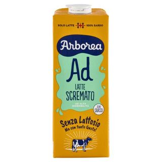 ARBOREA LATTE UHT SCREMATO S/L 1LT