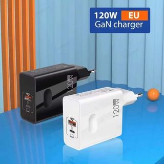 GAN Charger 120W შავი