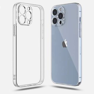 IPhone 13 Pro Max სილიკონის გამჭვირვალე ქეისი