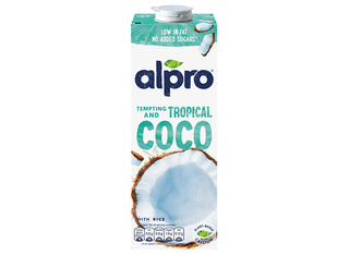 alpro coconut drink with rice, 1 l