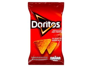 Tortilla chips cu gust de ardei iute Doritos, 90 g