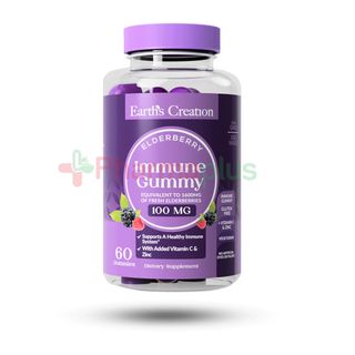 EARTH'S CREATION IMMUNE GUMMY 100MG 60'S