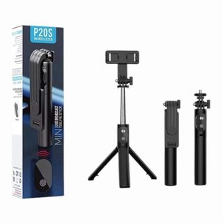 P20S Wireless შტატივი Mini Selfie stick