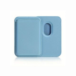 iPhone Leather Wallet (MagSafe) ცისფერი