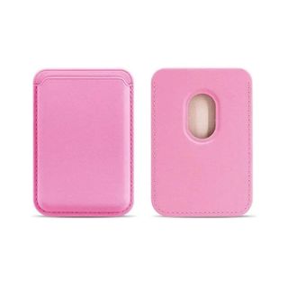 iPhone Leather Wallet (Magsafe) ვარდისფერი