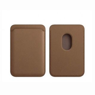 iPhone Leather Wallet (magsafe) ღია ყავისფერი