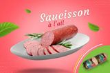 Saucisson À L'ail El Mazraa - Par 100g