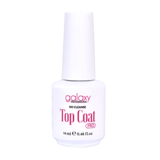Završni nefiksirajući sjaj za gel i trajni lak UV/LED GALAXY Pro Top Coat No Cleanse 14ml