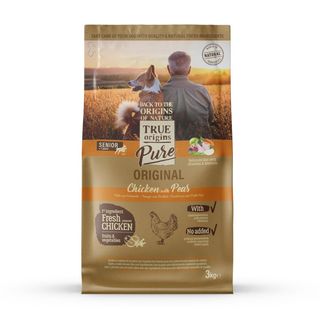 3 KG 3 kg True Origins Pure Senior Pollo con Guisantes pienso para perros