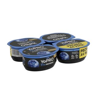IOGURTE PROTEINA YOPRO MIRTILO 4X120G
