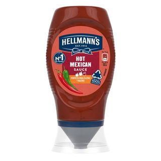 Hellmann's Salsa Hot Mexican Bocabajo 250ml sin gluten.