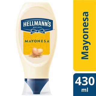 Mayonesa Formato Bocabajo Hellmann'S Bote de 430 Ml.