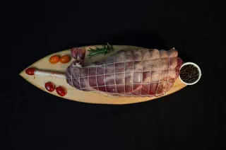 Gigot d'Agneau A L'Ail , Au Thym et Romarin 2800g 