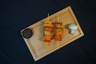Brochettes De Poulet Poivron
