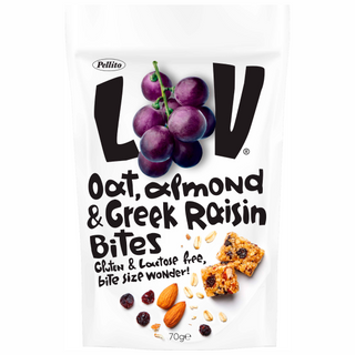 Вівсяні снеки з родзинками та мигдаль ТМ VAMVALIS FOODS, 70 г