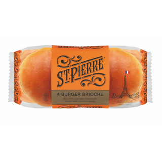 St Pierre Pan Brioche para Hamburguesa 4u 250g