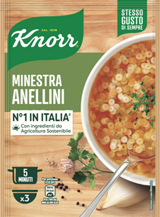 KNORR MINESTRA ANELLINI 83GR