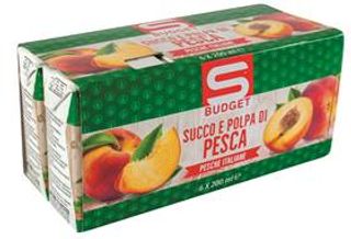 Succo Pesca Ml.200X6 S-Budget