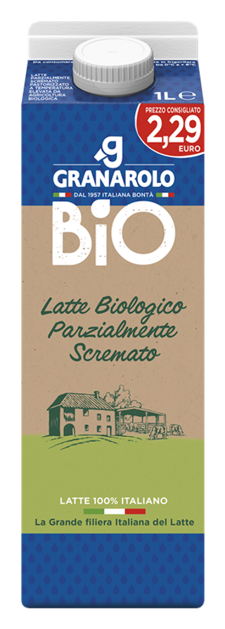 GRANAROLO LATTE ESL PARZ.SCREMATO BIO 1LT N.FLASH