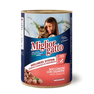 Migliorgatto Bocconcini Salmone 405 G - 000503154