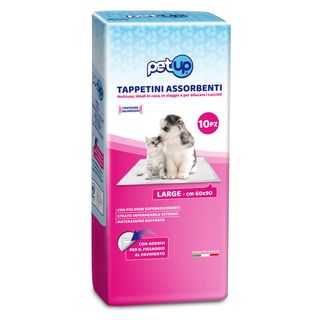 Petup Tappetini Assorbenti  90x60 Cm 10 Pezzi - 000181257