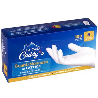 Caddy's Guanti Monouso In Lattice Taglia S 100 Pezzi - 000421244