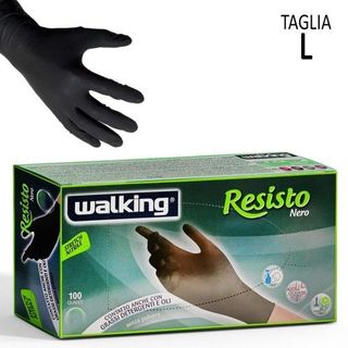 Walking Guanti Resisto Nitrile 100pz - 000421257