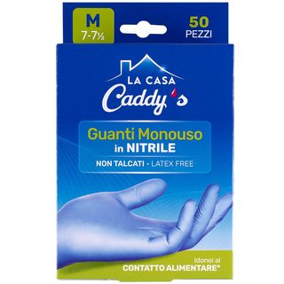 Caddy's Guanti Monouso In Nitrile Taglia M 50 Pezzi - 000421254