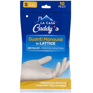 Caddy's Guanti Monouso In Lattice Non Talcati Taglia S 10 Pezzi - 000421247