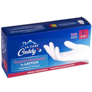 Caddy's Guanti Monouso In Lattice Taglia L 100 Pezzi - 000421246