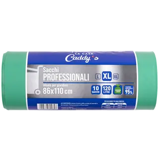 Caddy's Sacchi Xl Verde 86x110 10 Pezzi - 000696062