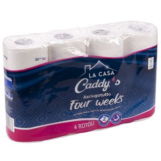 Caddy's Asciugatutto Four Weeks 4 Rotoli - 000090117