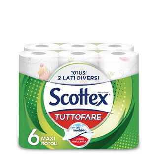 Scottex Tutto Fare Carta Da Cucina Confezione Da 6 Rotoli Maxi - 000090003