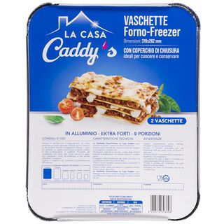 Caddy's Forno-freezer 319x262 Mm 2 Vaschette Con Coperchio - 000224100