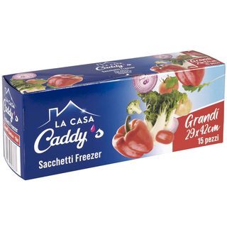 Caddy's Sacchetti Freezer Grandi 29x42 15 Pezzi - 000699011