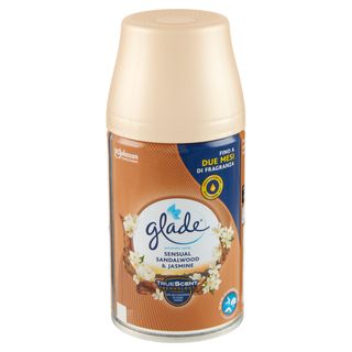 Glade Automatic Spray Ricarica, Profumatore Per Ambienti, Fragranza Sensual Sandalwood & Jasmine - 000291264
