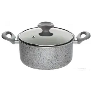 Faitout 24 Cm Avec Couvercle en Verre Greystone - D10243821