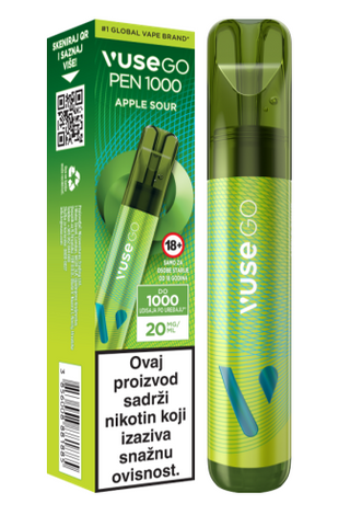 VUSE GO PEN 1000 Zeleni Jabukov Vape