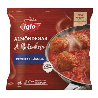 Almôndegas com Molho Bolonhesa Iglo (emb. 400 gr)