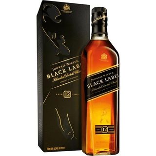 Johnnie Walker Black Label Blended Scotch Whisky, 1L