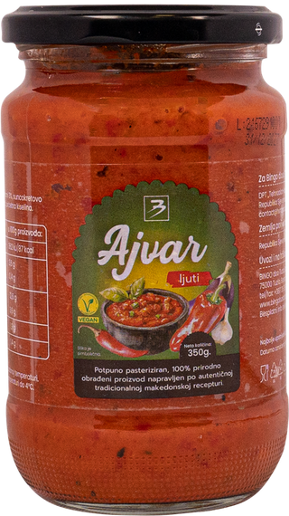 Ajvar 350G Ljuti Bingo