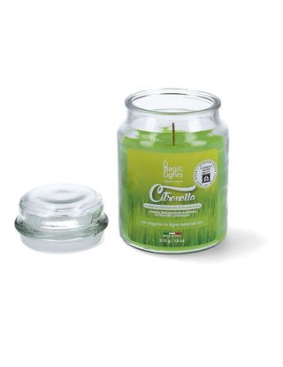 Magic Lights Candela Alla Citronella In Barattolo Da 510ml - 000069244