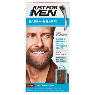 Just For Men Barba & Baffi M-35 Castano Medio - 000221752